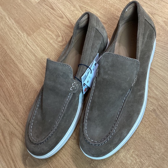 ZARA Suede Men’s Moccasin shoes 👞 New with 🏷 - Picture 5 of 9